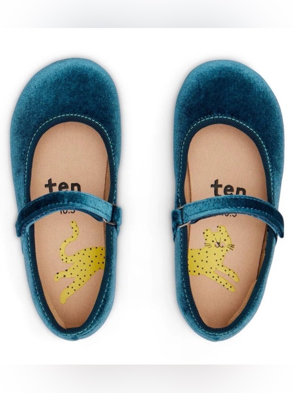 Ten Little Velvet Ballet Flats size 7.5T